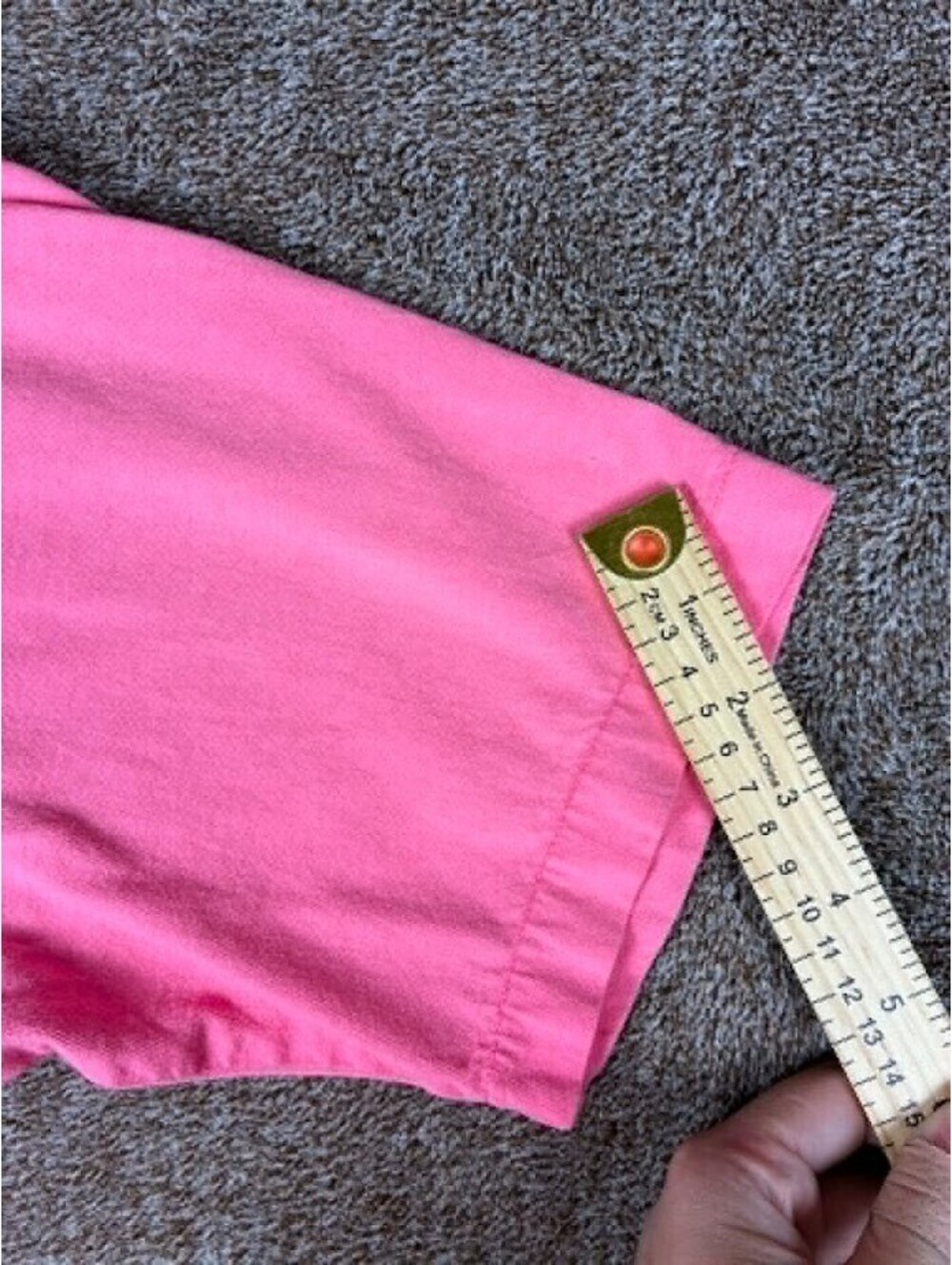 Vintage 1990's Johnny Was Pink Patchwork T-Shirt … - image 7